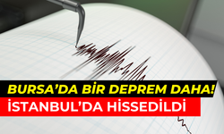 Bursa’da depremler durmuyor: İstanbul’da da hissedildi