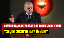 Cumhurbaşkanı Erdoğan’dan Özgür Özel’e yanıt: ‘’Seçim 2028’de Bay Özgür’’