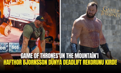 Game Of Thrones’un The Mountain’ı Hafthor Bjornsson Dünya Deadlift Rekorunu Kırdı!
