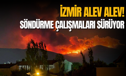 Buca, Ödemiş ve Çeşme alev alev yanıyor! İzmir yangın son durum