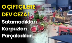 Satamadıkları Karpuzları Parçalayan Çiftçilere 17 Milyon TL'ye Kadar Ceza Şoku!