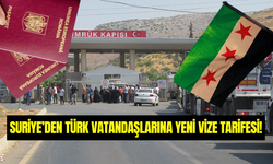 Suriye’den yeni karar: Türk vatandaşları artık vize ücreti ödeyecek