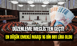 TBMM onayladı: En düşük emekli maaşı 16 bin 881 TL oldu