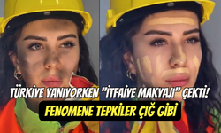Türkiye yanıyorken ‘’itfaiyeci makyajı’’nı paylaştı: Fenomen Zehra’ya tepki büyüyor