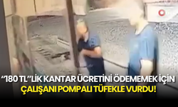 180 TL'lik Kantar Ücretini Ödememek İçin Çalışanı Pompalı Tüfekle Vurdu!