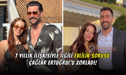 7 Yıllık İlişkisiyle İlgili Evlilik Sorusu Çağlar Ertuğrul’u Zorladı!