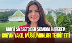ABD’li siyasetçi Valentina Gomez Kur’an-ı Kerim’i yaktı, Müslümanları tehdit etti