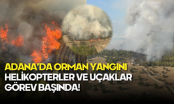 Adana’da Orman Yangını: Havadan ve Karadan Müdahale Sürüyor
