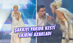 Ajda Pekkan Harbiye Konserinde Ekibini Seyirci Önünde Azarladı!