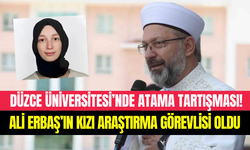 Ali Erbaş’ın kızı Şeyda Nur Küçük, Düzce Üniversitesi’nde Araştırma Görevlisi oldu