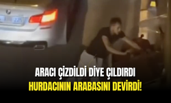 Aracını Çizdiler Diye Hurda Aracı Deviren Adam Sosyal Medyayı Karıştırdı!