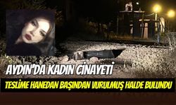 Aydın’da kadın cinayeti: Teslime Hanedan başından vurulmuş halde bulundu