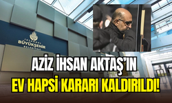Aziz İhsan Aktaş’ın ev hapsi kararı kaldırıldı