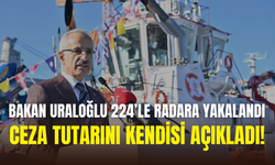 Bakan Uraloğlu 224 km hızla radara yakalandı: 9 bin TL ceza yedi