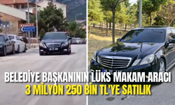Belediye Başkanının Lüks Makam Aracı Olay Olmuştu! 3 Milyon 250 Bin TL'ye Satılık