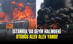 İstanbul Sultangazi’de Seyir Halindeki Otobüs Alev Aldı!!