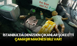 İstanbul'da Denizden Çıkanlar Şoke Etti: Çamaşır Makinesi Bile Var!