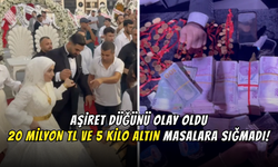 Kocaeli’de Aşiret Düğünü Olay Oldu: 20 Milyon TL ve 5 Kilo Altın Masalara Sığmadı!