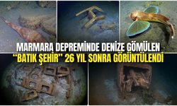 Marmara depreminde denize gömülen “batık şehir” 26 yıl sonra su altında görüntülendi