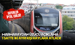 Marmaray’da 1 Saat Arayla İki Kişi Raylara Atladı: Seferler Durduruldu!