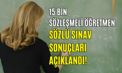 MEB, 15 bin sözleşmeli öğretmen sözlü sınav sonuçlarını duyurdu
