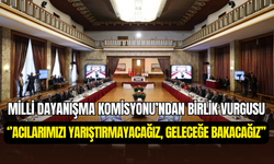 Milli Dayanışma, Kardeşlik ve Demokrasi Komisyonu toplandı