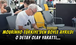 Mourinho Türkiye’den Böyle Ayrıldı! O Detay Sosyal Medyayı Salladı