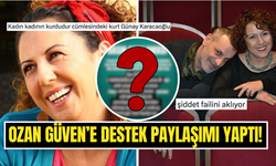 Oyuncu Günay Karacaoğlu, Ozan Güven’e Destek Paylaşımı Yaptı! "Şiddet Failini Aklıyor”