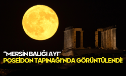 Poseidon Tapınağı’nda Nadir “Mersin Balığı Dolunayı” Görüntülendi!