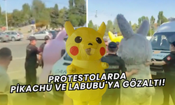 Protestolarda Pikachu ve Labubu'ya Gözaltı! O Anlar Kameralara Böyle Yansıdı...