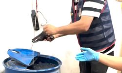 Silahları su bidonuna, kenevirleri saksıya gizlemişler