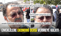 Sokak Röportajında Bir Vatandaş Emeklilere Ekonomi Dersi Vermeye Kalktı: “Emekli Oldum Yan Yatayım, Devlet Bana Baksın”