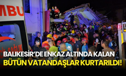 SON DAKİKA | Balıkesir Sındırgı'da Çöken Binanın Altında Kalan Tüm Vatandaşlar Kurtarıldı