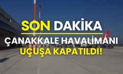 Son dakika: Çanakkale Havalimanı yangın sebebiyle uçuşa kapatıldı
