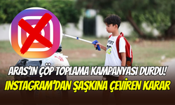 ‘’Takipçim kadar çöp topluyorum’’ diyen 11 yaşındaki Aras’ın Instagram hesabı kapatıldı