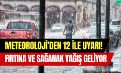 Türkiye’de yeni hafta sert başlıyor: Meteoroloji’den 12 ile fırtına ve sağanak yağış uyarısı