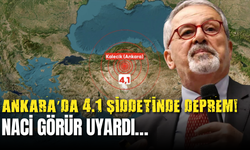 Ankara’da 4.1 Şiddetinde Deprem! Naci Görür Resmen Uyardı…