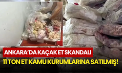Ankara’da Kaçak Et Skandalı: 11 Ton Et Kamu Kurumlarına Satılmış!