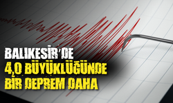Balıkesir Sındırgı’da 4,0 Büyüklüğünde Bir Deprem Daha!