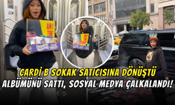 Cardi B Sokak Satıcısına Dönüştü: Albümünü Sattı, Sosyal Medya Çalkalandı!