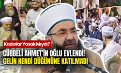 Cübbeli Ahmet’in Oğlu Evlendi! Gelin Kendi Düğününe Katılmadı, Kadınlar Nerede?