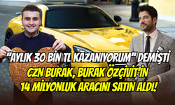 CZN Burak, Burak Özçivit’in sarı Mercedes’ini 14 milyon TL’ye satın aldı