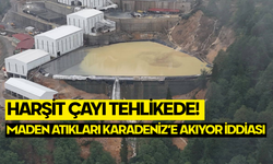 Harşit Çayı Tehlikede! Maden Atıkları Karadeniz’e Akıyor İddiası