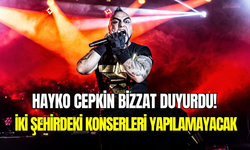 Hayko Cepkin’in Kayseri ve Diyarbakır konserleri iptal edildi