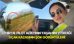 İzmir’de Pilot Adayı Berfu Hatipoğlu'nun Yaşamını Yitirdiği Uçak Kazasının Şok Görüntüleri!
