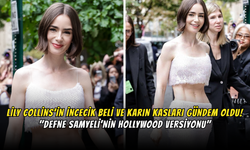 Lily Collins’in İncecik Beli ve Karın Kasları Gündem Oldu! "Defne Samyeli’nin Hollywood Versiyonu"