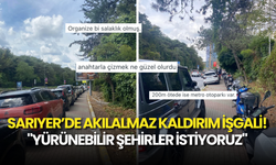 Sarıyer’de Akılalmaz Kaldırım İşgali! "Yürünebilir Şehirler İstiyoruz"