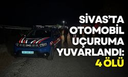 Sivas’ta otomobil uçuruma yuvarlandı: 4 ölü