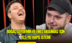 Soğuk Savaş sunucusu Boğaç Soydemir ve Enes Akgündüz için 4,5 yıla kadar hapis istemi