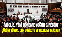 TBMM’de yeni dönem başlıyor: İlk günün gündemi yoğun